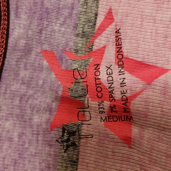 Nollie Striped Ribbed Racerback Tank Top - Picture 2 of 3